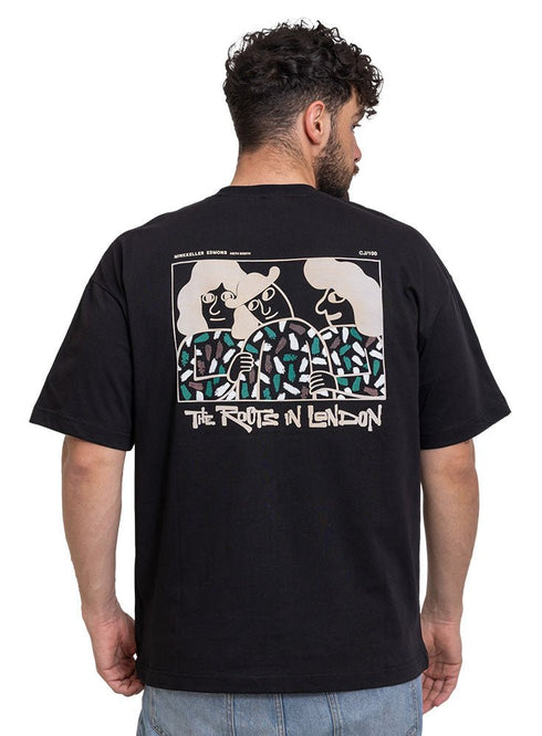 Black Design 3707VIG - O - S Round T-shirt - Khotwh